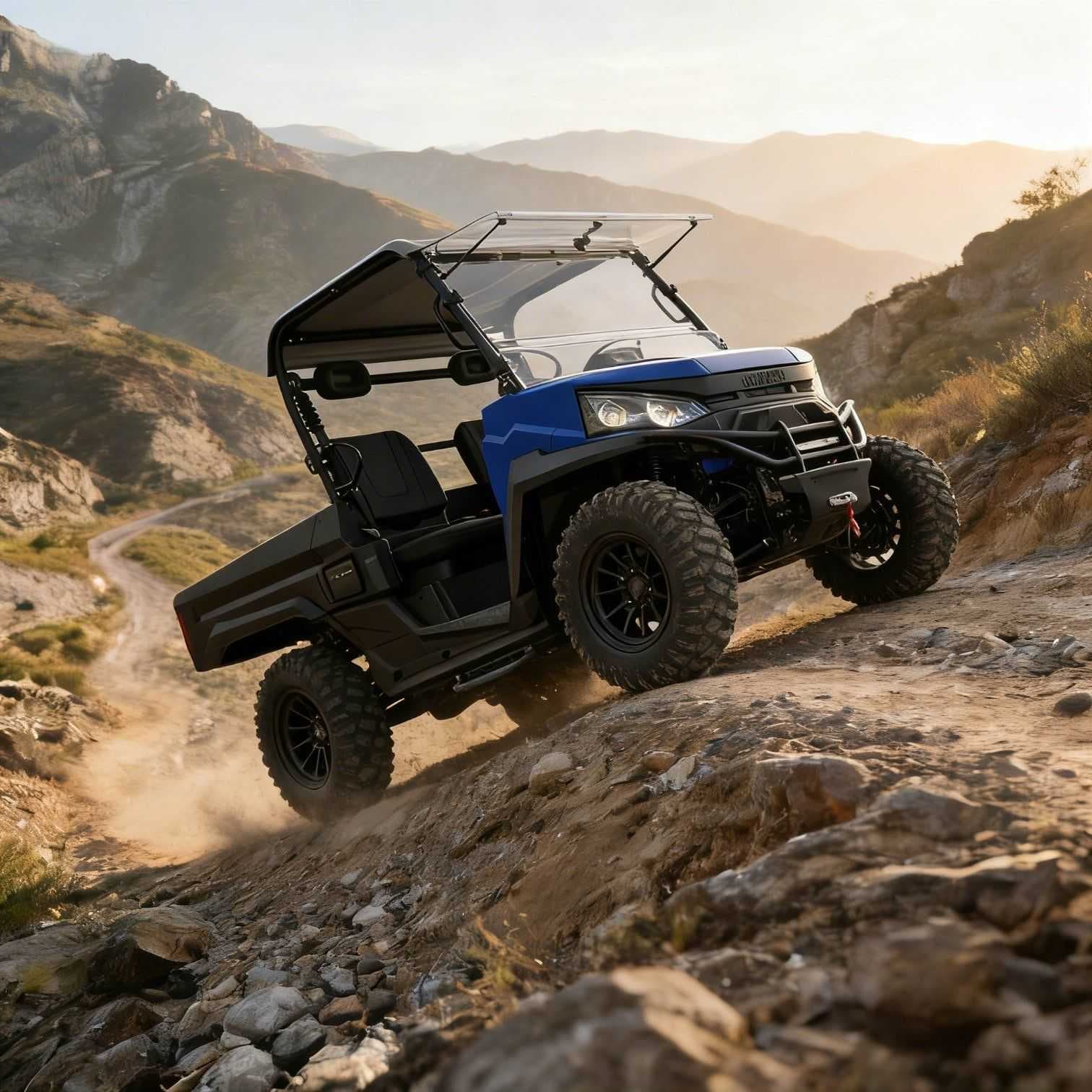 10KW AC-motor 4WD UTV 73,6V 400mm Vadning 80-100km Räckvidd