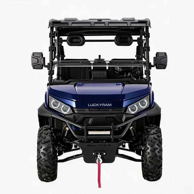 4WD Off Road UTV 73,6V 1000kg Bogsering 400A Controller 150Ah