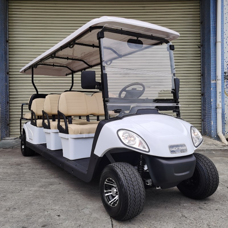 6 Seater Electric Golf vagn med litiumbatteri