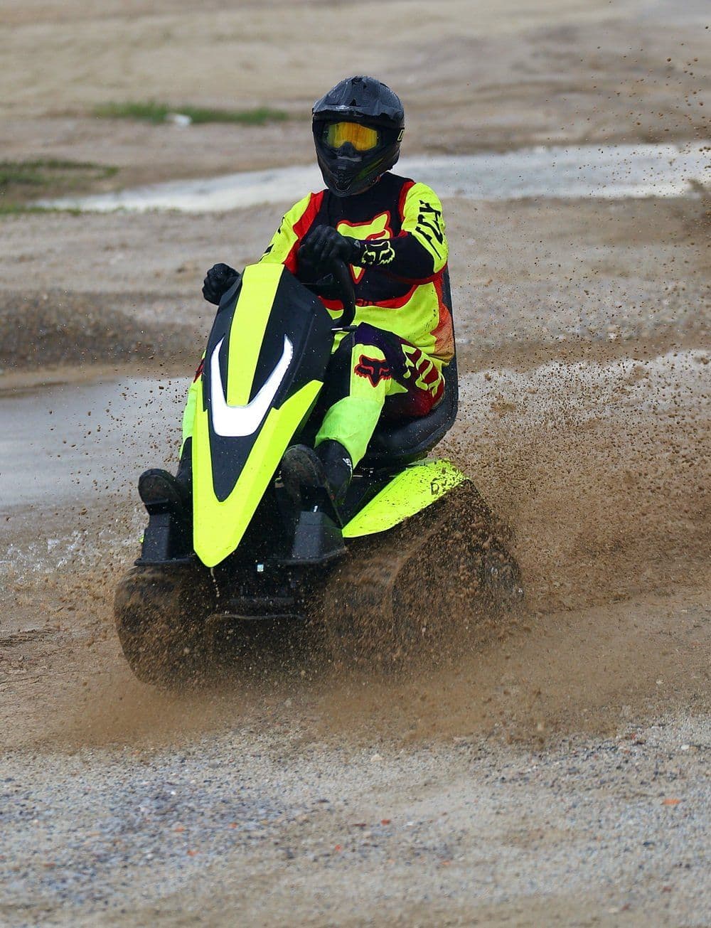 72V litiumbatteri Dubbelspårig terränggående elektrisk kart ETV