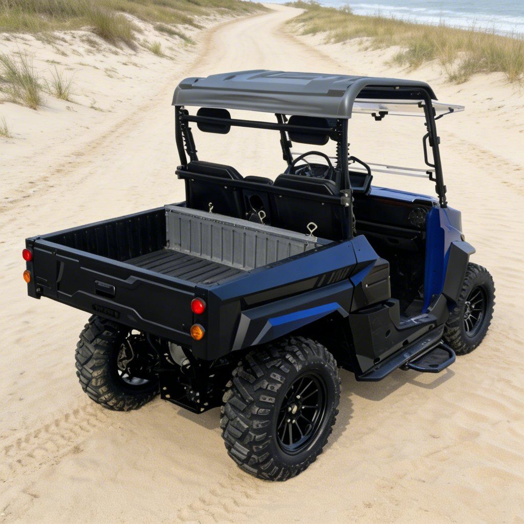 Elektrisk UTV 4WD för Jobsite 14 tums däck 73,6V 20KW Peak Power