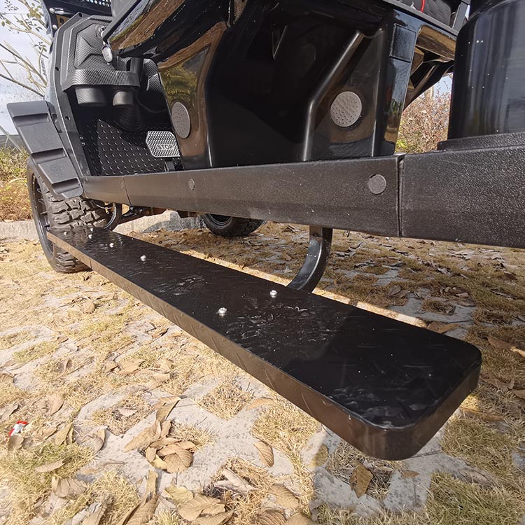 Sidostegpedal för elfordon
